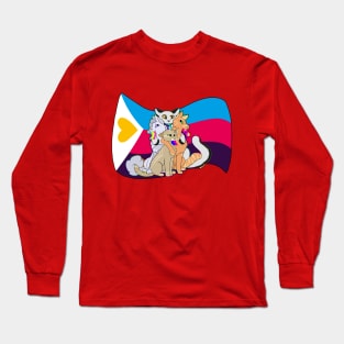 Polyamorous cats Long Sleeve T-Shirt